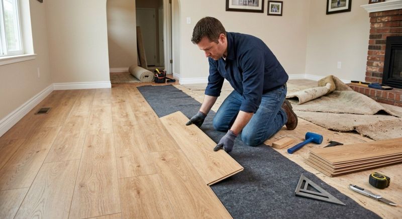 Laminate Floor Remodeling in Millsboro, DE