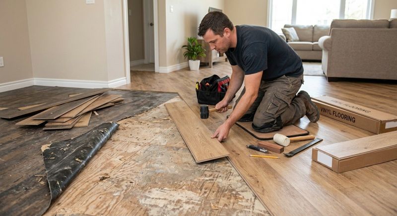 Linoleum Flooring Replacement in Millsboro, DE