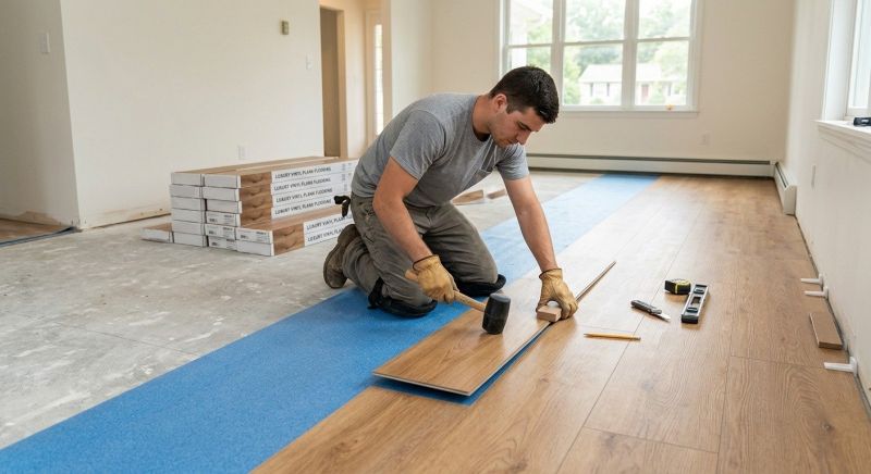 Lvt Flooring Installation in Ellendale, DE
