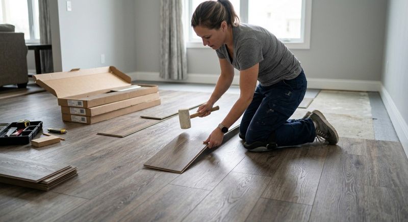 Vinyl Plank Floor Installation in Millsboro, DE