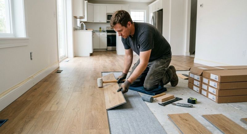 Vinyl Plank Floor Installation in Millsboro, DE